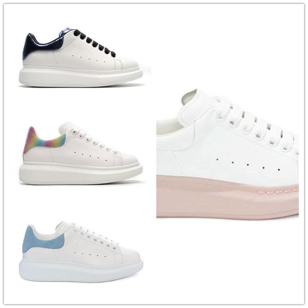 

2020 platform men women black white leather suede casual sneakers grey blue silver mens fashion shoes des chaussures zapato 36-44