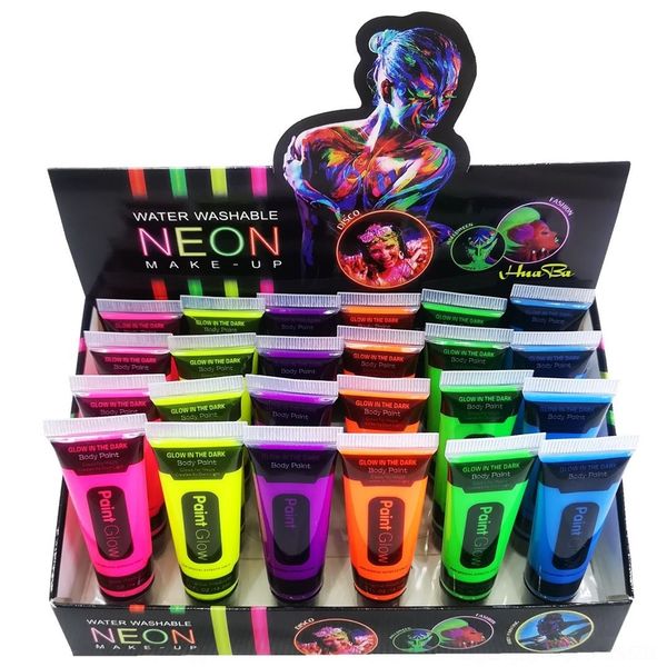 

haan9 hose body color fans halloween pigment 10ml25ml hose face color makeup fans 9p painting halloween makeup face painting pigment 10ml25m