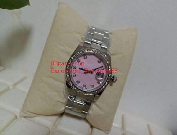 

sell fashion wristwatches 36 mm 126233 278384 stainless steel diamond bezel asia 2813 movement automatic wristwatches, Slivery;brown