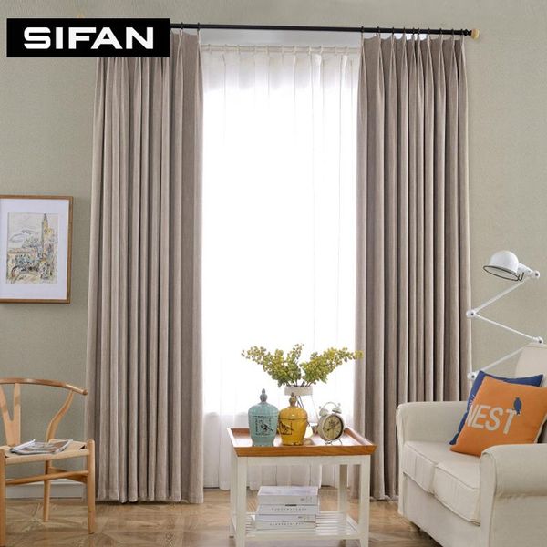 

curtain & drapes northern europe solid color chenille blackout curtains for living room window the bedroom custom made