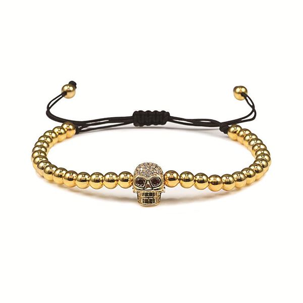 

beaded, strands copper beads bracelet & bangles handmade braided thread bracelets women men punk jewelry accessories friend gift, Black