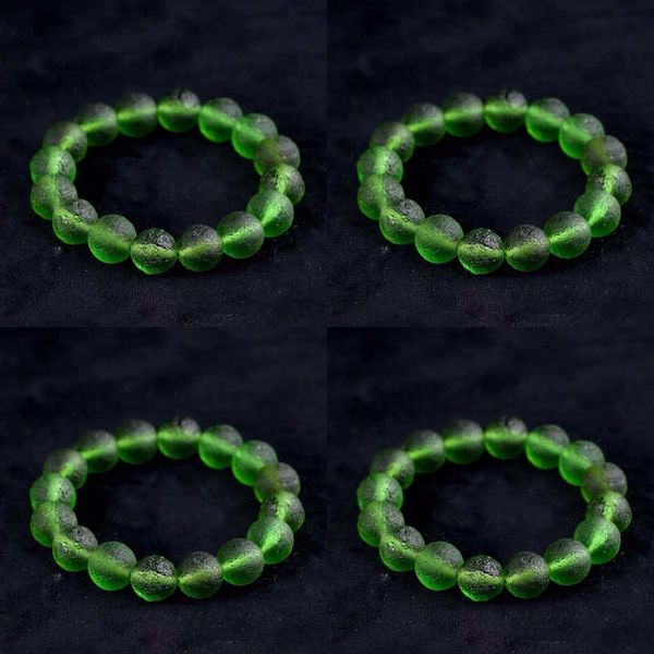 

czech duobao korla blood meteorite bracelet original blue meteorite bracelet for men and women to eliminate depression lwsk9, Golden;silver