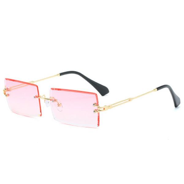 

sunglasses rectangular small rectangle rimless square women, White;black