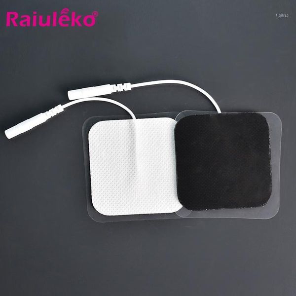 

electric massagers 20/10pcs reusable tens electrode pads non-woven digital therapy machine for ems nerve muscle stimulator body massager1