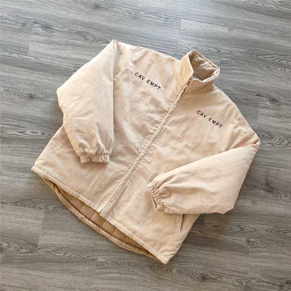 

2021 new cavempt c.e cord zip jacket men women coat cav empt corduroy cotton clothing streetwear jackets 5i7q, Black;brown
