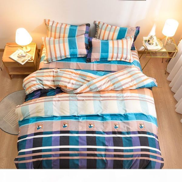 

new classic простота пододеяльник сетка постельное белье 4шт набор плед подшивки обложка king bed пододеяльник side размер  одеяло ab