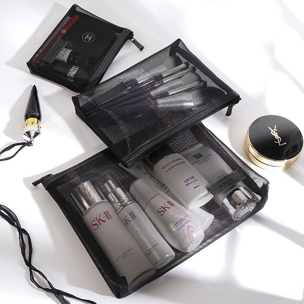 

jgcje mesh makeup small portable cosmetic cosmetic mini korean travel cute storage simple makeup bag wash bag ehu1e