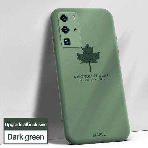 

ultra-thin maple leaf soft silicone phone case for huawei p40 p30 p20 lite mate 30 20 pro honor 30 20 luxury cute wmtrbl yyysports