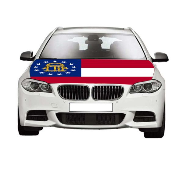 

georgia flags 3.3x5ft 100%polyester,car bonnet banner