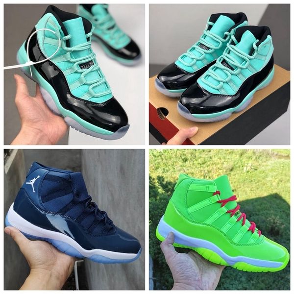 

new gamma space jam 11 2020 gs blue jumpman men women basketball shoes good quality 11s green athletic sneakers mens designer trainer, Black