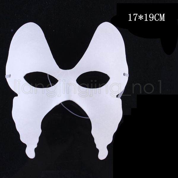 

handmade makeup mould dance white painting masks embryo mask pulp festival crown halloween white face mask tta1542