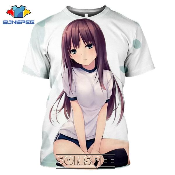 

ahegao anime girl 3d print shirts hentai harajuku humor men clothing