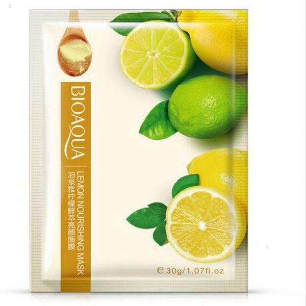 

lemon bioaqua rose face wrapped essence honey skin care moisturizing whitening depth replenishment facial mask