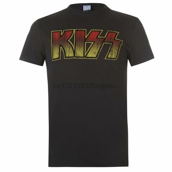 

kiss logo t-shirt mens black tee shirt tshirt sport hooded sweatshirt hoodie