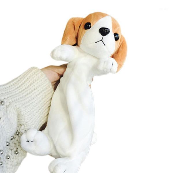 Astucci per cosmetici Astuccio per matite per cani in peluche di cartone animato Kawaii Simpatico sacchetto per penne per animali per materiale scolastico per bambini Materiale di cancelleria coreana1