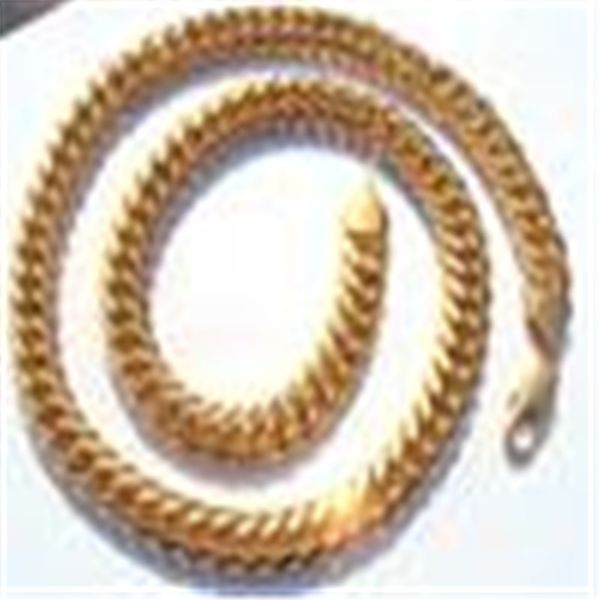 

heavyweight men's 24k solid solid gold bushy miami cuban chain necklace hip hop jewelry designer necklace, Silver