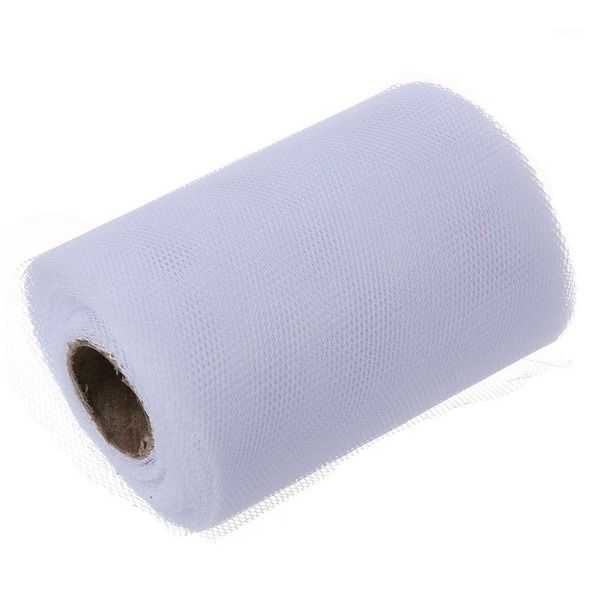

roll tulle spool car procession decoration wedding party deco white1