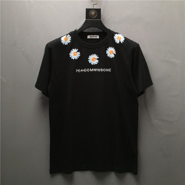 

2021 new luxury men novelty peaceminusone thunder t shirts t-shirt hip hop skateboard parkour street cotton t-shirts tee n373 4qj7, Black