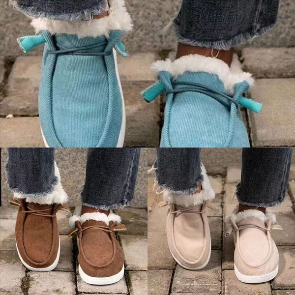 

jbjq8 ankle thick long plush warm snow winter cotton boots winter boot cotton kid non slip chunkyrimocy boots woman women padded, Black