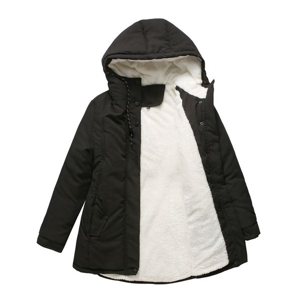 

winter 2021 new female cotton women's clothing coat 0nug, Black