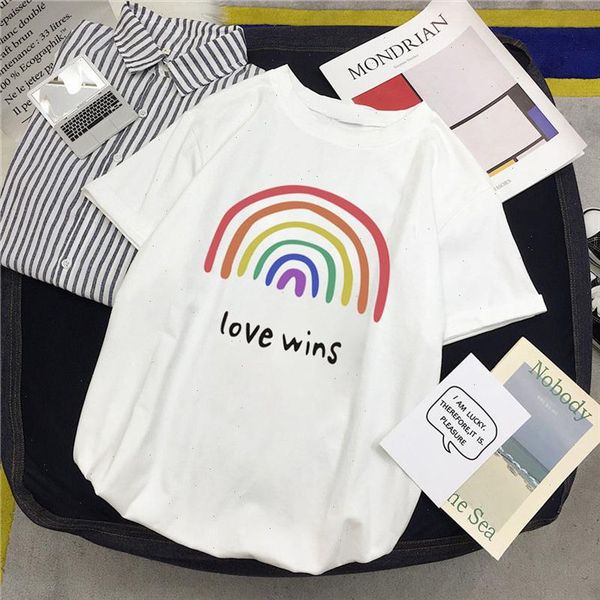 

harajuku women tees new summer fashion t shirt kawaii casual lady short sleeve t shirt funny women t shirts, White