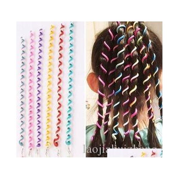 

diy parent-child hand braider string of beads hair rollers spiral colour roll hair care & styling qyloin lipper