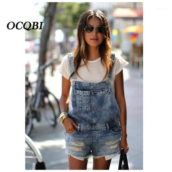 

plus size jumpsuit 2020 fashion denim jumpsuit womens casual womens1, Black;white