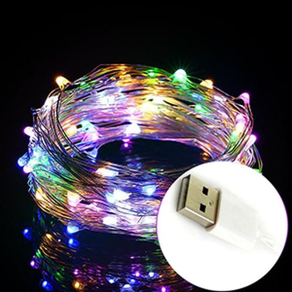 

10m 100 led string light usb power festival atmosphere fairy lights string christmas wedding party decoration lighting swy bbyxly lg2010