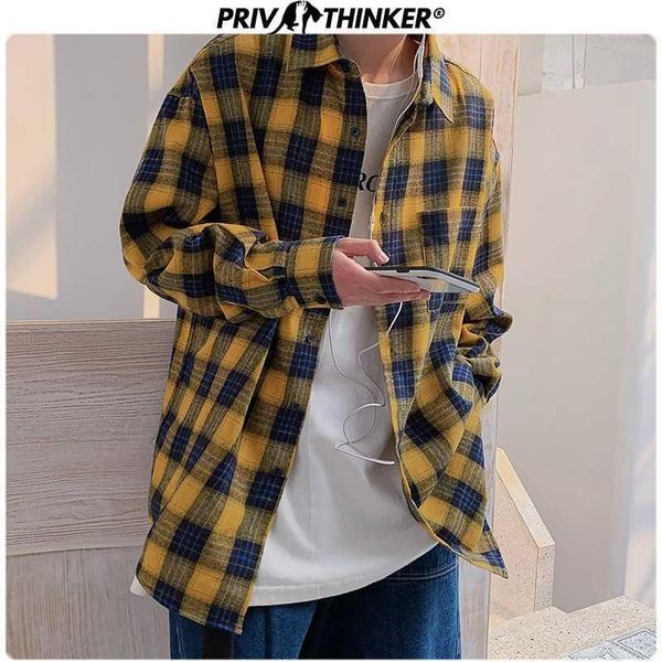 

men's casual shirts men spring plaid 2021 shirt mens japan style streetwear causal long sleeve plus size fashion clothing1, White;black