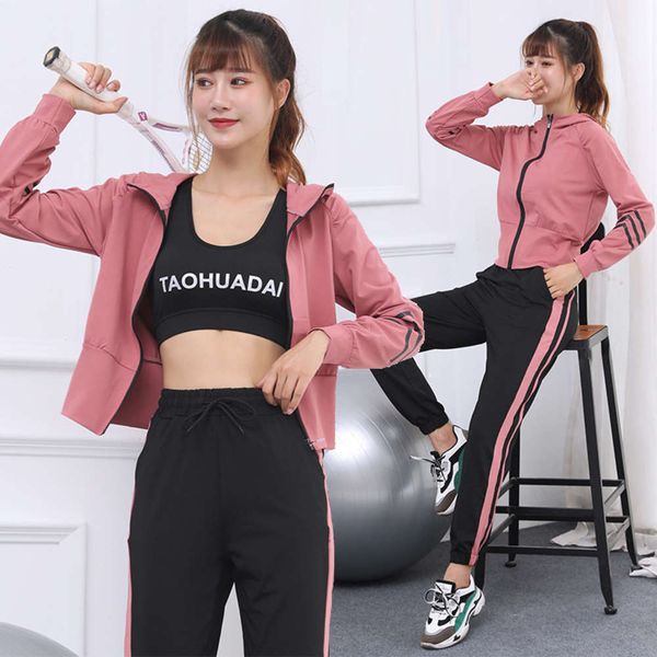 

yoga women outdoor sports running autumn and winter gym fitns suit profsional fashion beginner, Gray