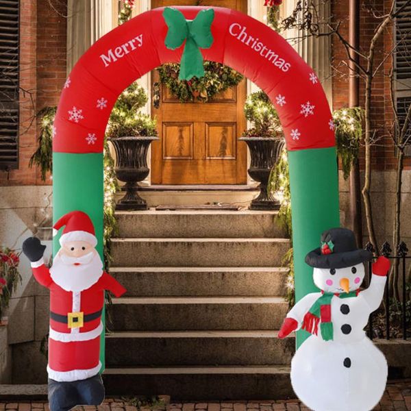 

christmas decorations led inflatable archway yards arch glowing party diy props xmas doll garden outdoor toys decor