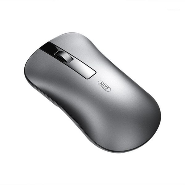 Yeşil Renk 2.4G Kablosuz Fare 1600dpi Şarj Edilebilir Ev Ofis Oyunları Mevcut Dizüstü Bilgisayar Taşınabilir Bluetooth Metal Mouse1