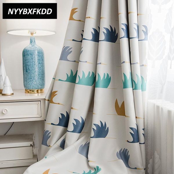 

curtain & drapes cartoon kids blackout curtains for bedroom living room window treatment balcony kitchen design boy girl fabric1
