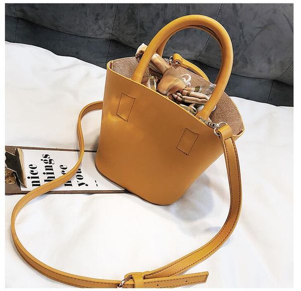 

fashion small bucket bag one shoulder cross-body women's small handbag female cute bag bubai89