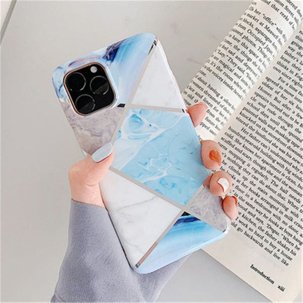 

marble texture iphone 12 pro max phone cases iphone 11 pro max case x xr xs max soft imd cover for coque iphone 11