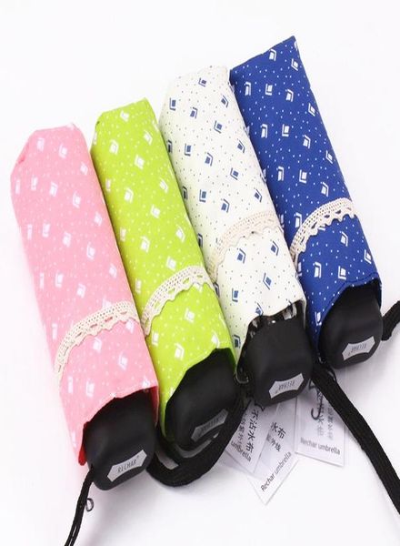 

women umbrella super mini lace pocket umbrellas 190 g weight brand rain umbrella 5 fold waterproof portable travel umbrella wmtohb xhhair