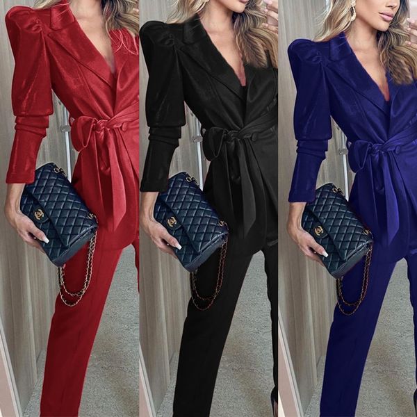 

8uef womens casual fashion autumn spring jogger sleeved two-piece suits set ladies fall plus sweat long black red tracksuit size dhl l1576, White;black