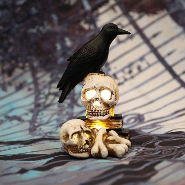 

skull halloween scary decorative lights prop lamp bar ktv outdoor ornaments