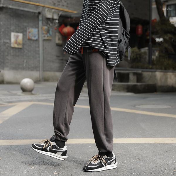 

mrdonoo autumn men's jogger pants casual drawstring sweatpants harem pants loose large size trousers dropshipping1, Black