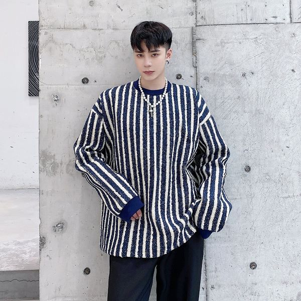 

2020 stripe male long sleeve sweatshirt shirt streetwear vintage fashion hoodie 4t0g, Black