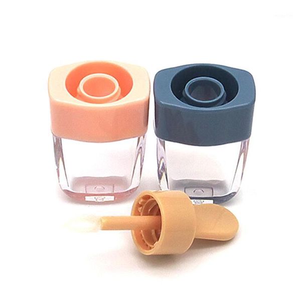 

storage bottles & jars 1pc 6ml refillable bottle empty lip gloss tube container ice cream shape transparent lip1