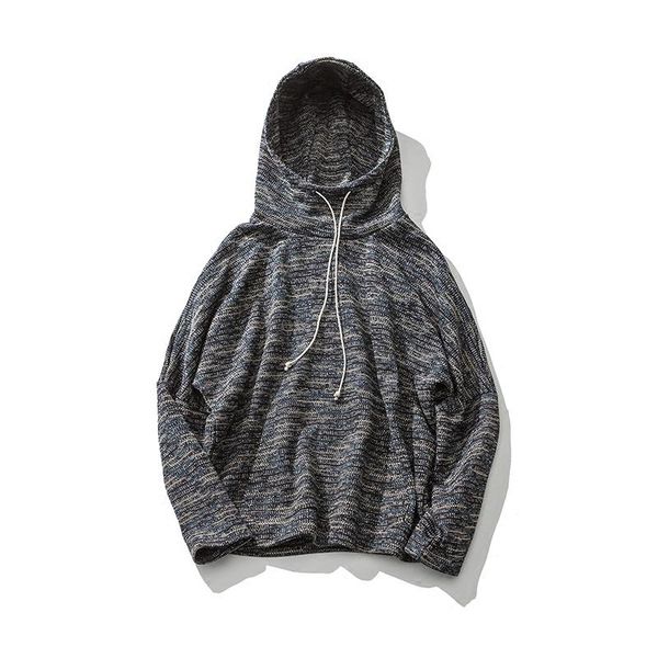 

men's sweaters japan harajuku hooded sweater coat men fashion knitting pullover hoodies male casual clothing high quality, White;black