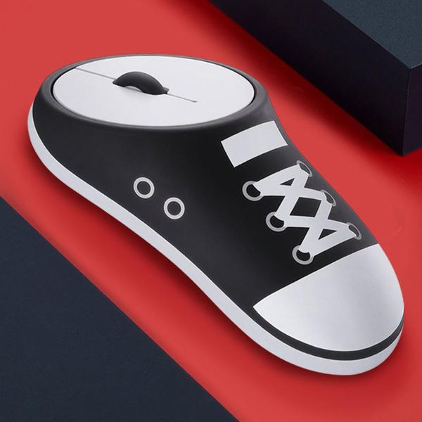 

mice portable 2.4g wireless mouse ultra-silent shoes shaped for computer lapsga998