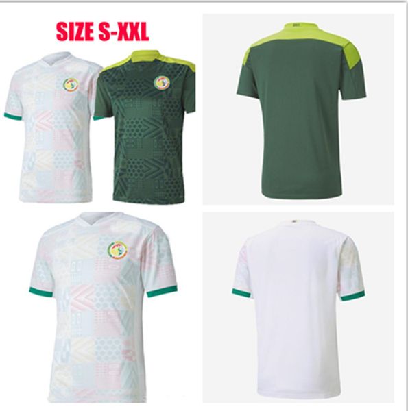 

20 21 koulibaly gueye kouyate sarr homme maillot de foot soccer shirt for thailand senegal national football team, Black;yellow