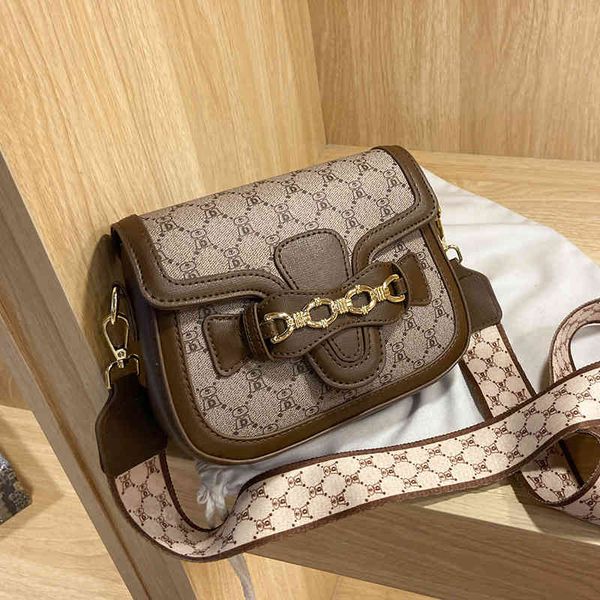 

2022 factory wholesale new zuo xingjia small summer fashion women's messenger bag saddle bag minority versatile old flower single shoul