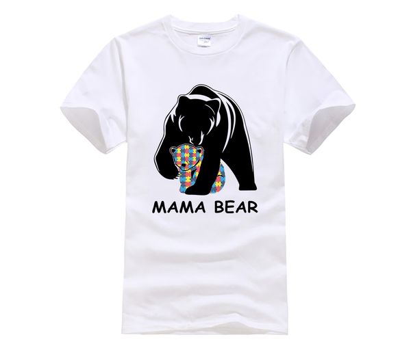

o-neck custom printed t-shirt autism awareness mom mama bear fashion tshirt man sport hooded sweatshirt hoodie