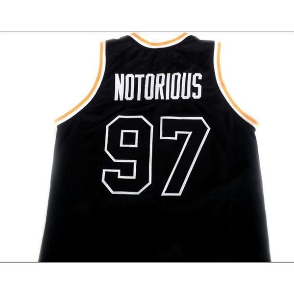 

custom 604 youth women vintage #97 notorious bad boy biggie smalls new basketball jersey size s-4xl or custom any name or number jersey, Black