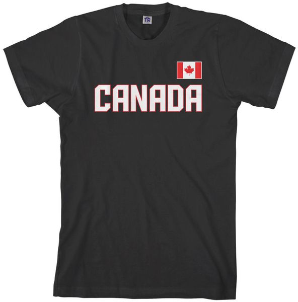 

sport print t shirts men threadrock men's canada t-shirt canadian flag 100% cotton brand new t-shirts