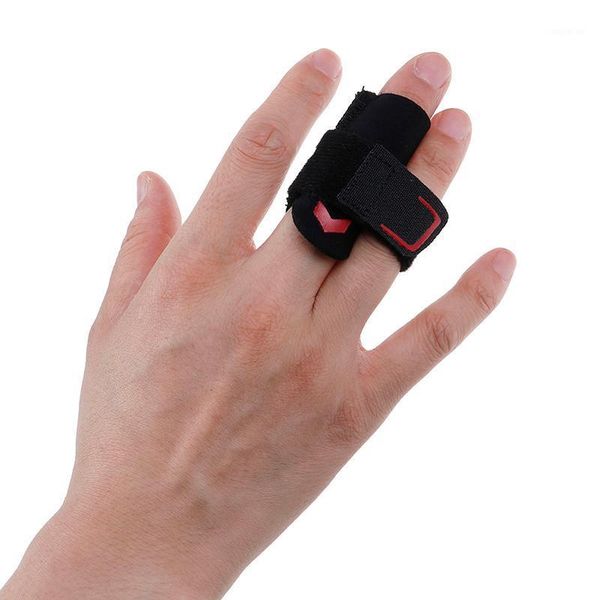 

wrist support 1pc finger bands for basketball stretchy sports sleeves arthritis guard outdoor volleyball protect1, Black;red