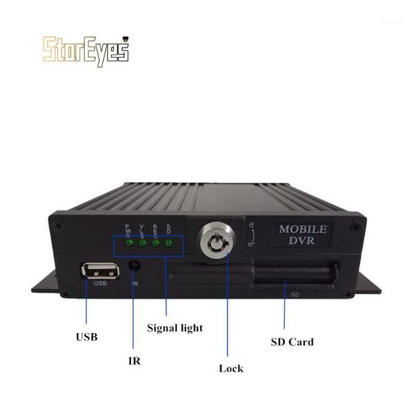 

kits h.264 software 4 channel mdvr bus mobile dvr1, Black;white